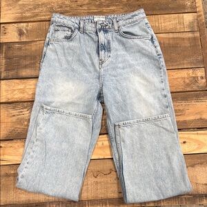 Free People Light Blue Denim Pants